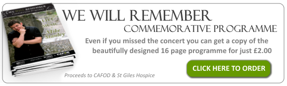 Click here to order a copy of the We Will Remember Commemorative Programme